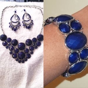 NY&Co Sapphire Statement 3pc Set